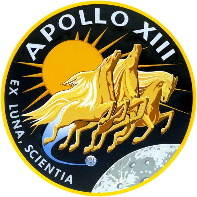 Nasa Apollo Program Images Apollo 13 Mission Patch (800x801), Png Download