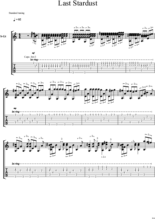 Your Lie In April Sheet Music (595x842), Png Download