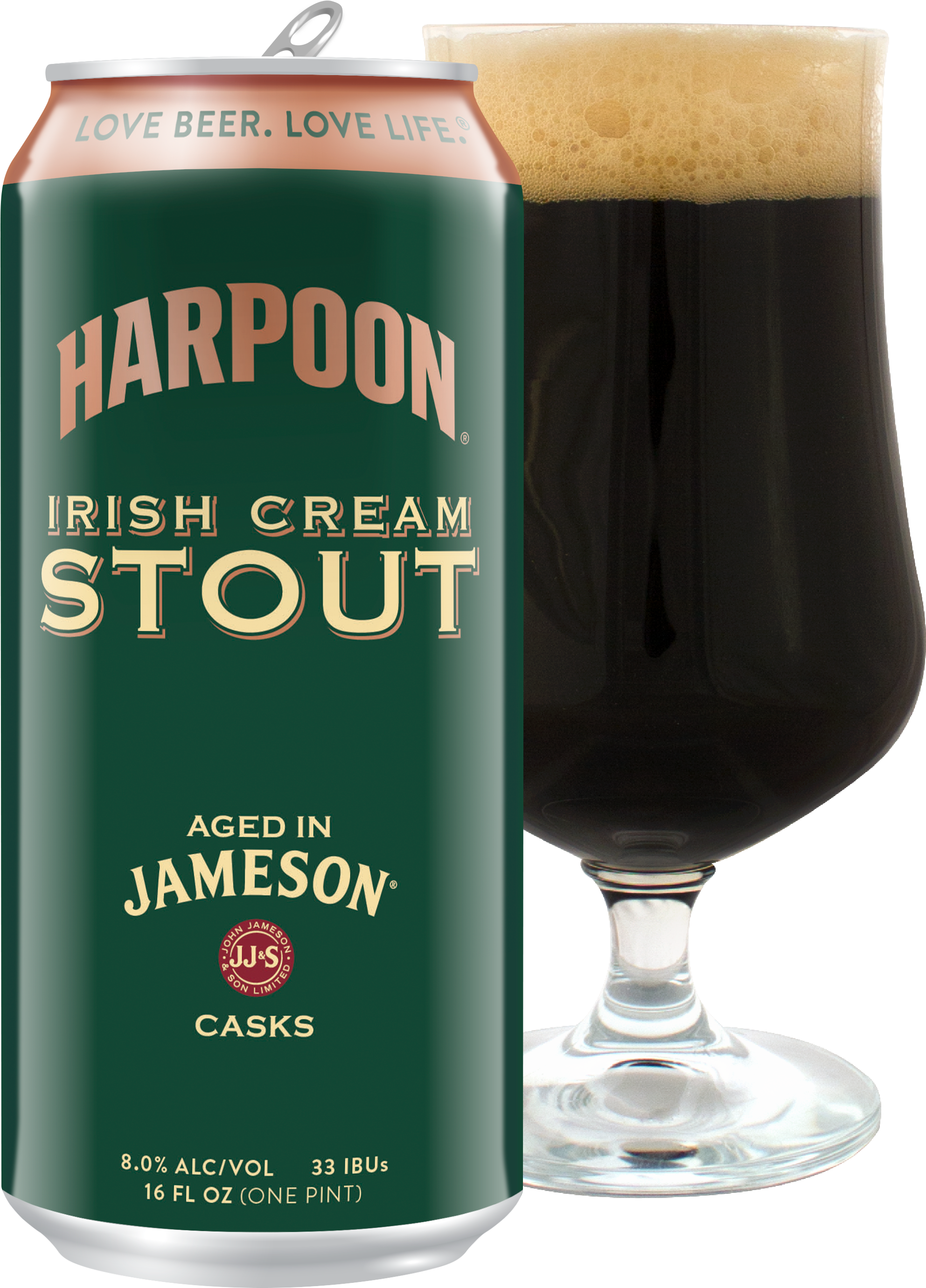 Harpoon 100 Barrel Series - Jameson True Irish Spirit (2282x3130), Png Download