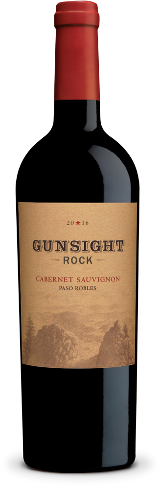 2016 Gunsight Rock Cabernet Sauvignon - Mercer Wine (333x1000), Png Download