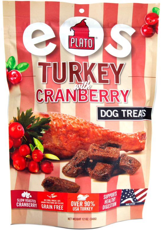 Turkey With Cranberry Dog Treats - Plato Pet Treats - Eos Dog Treats Turkey (625x800), Png Download