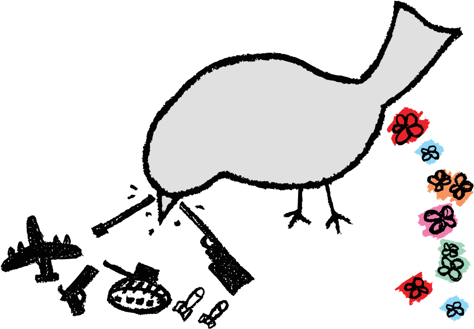 Peace Bird Dove Tank Color Colour Gray 88 Zeugma Peacesymbol - Political Peace Sign Symbol Graphic Art On Canvas Icanvas (999x706), Png Download