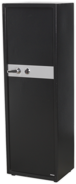 Gun Cabinet With Ammo Box & Key Lock 8 Gun Capacity - Gun Safe (650x650), Png Download