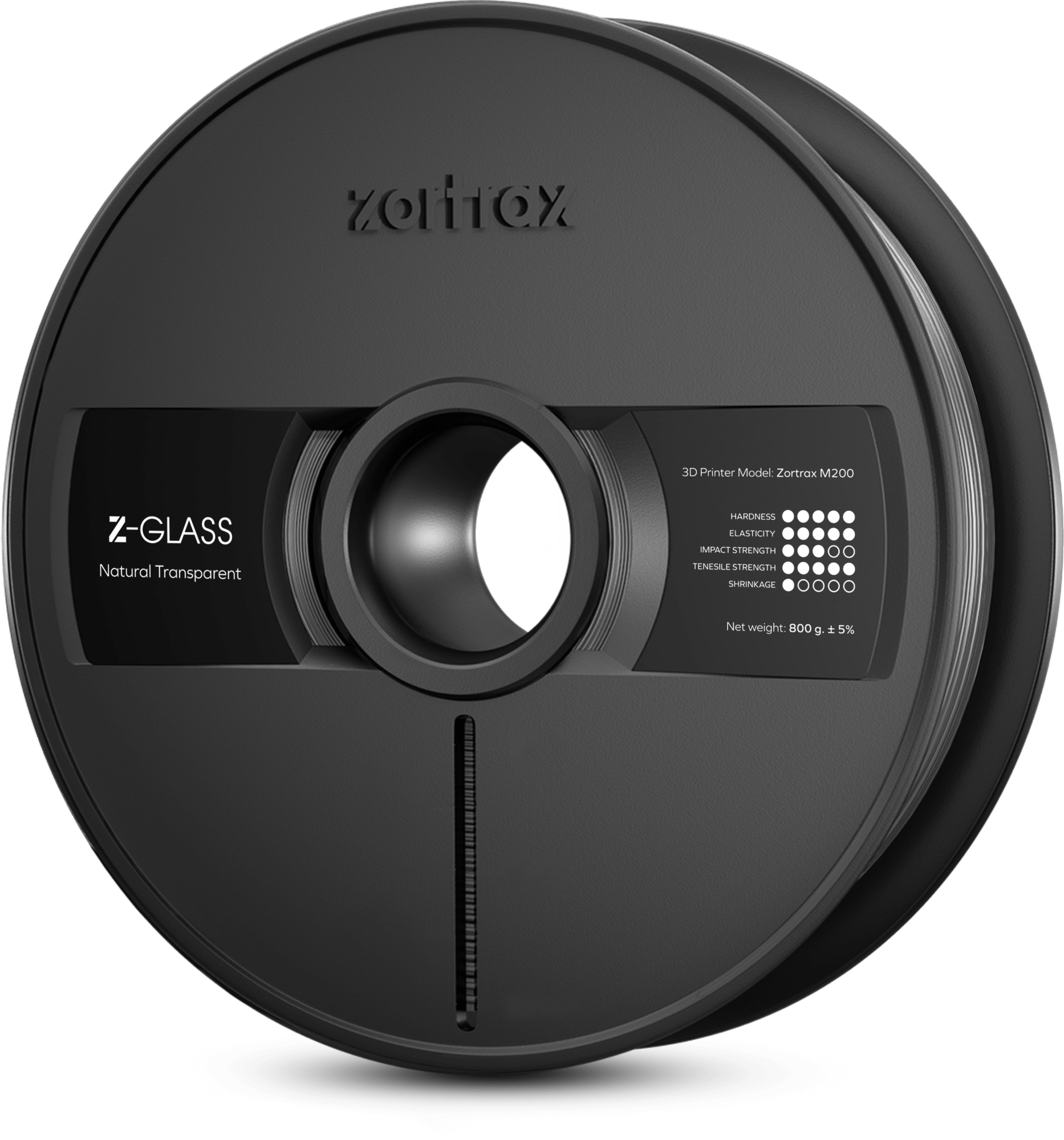 Zortrax Z-glass Natural Transparent - Zortrax Z-ultrat Ivory (1866x2000), Png Download