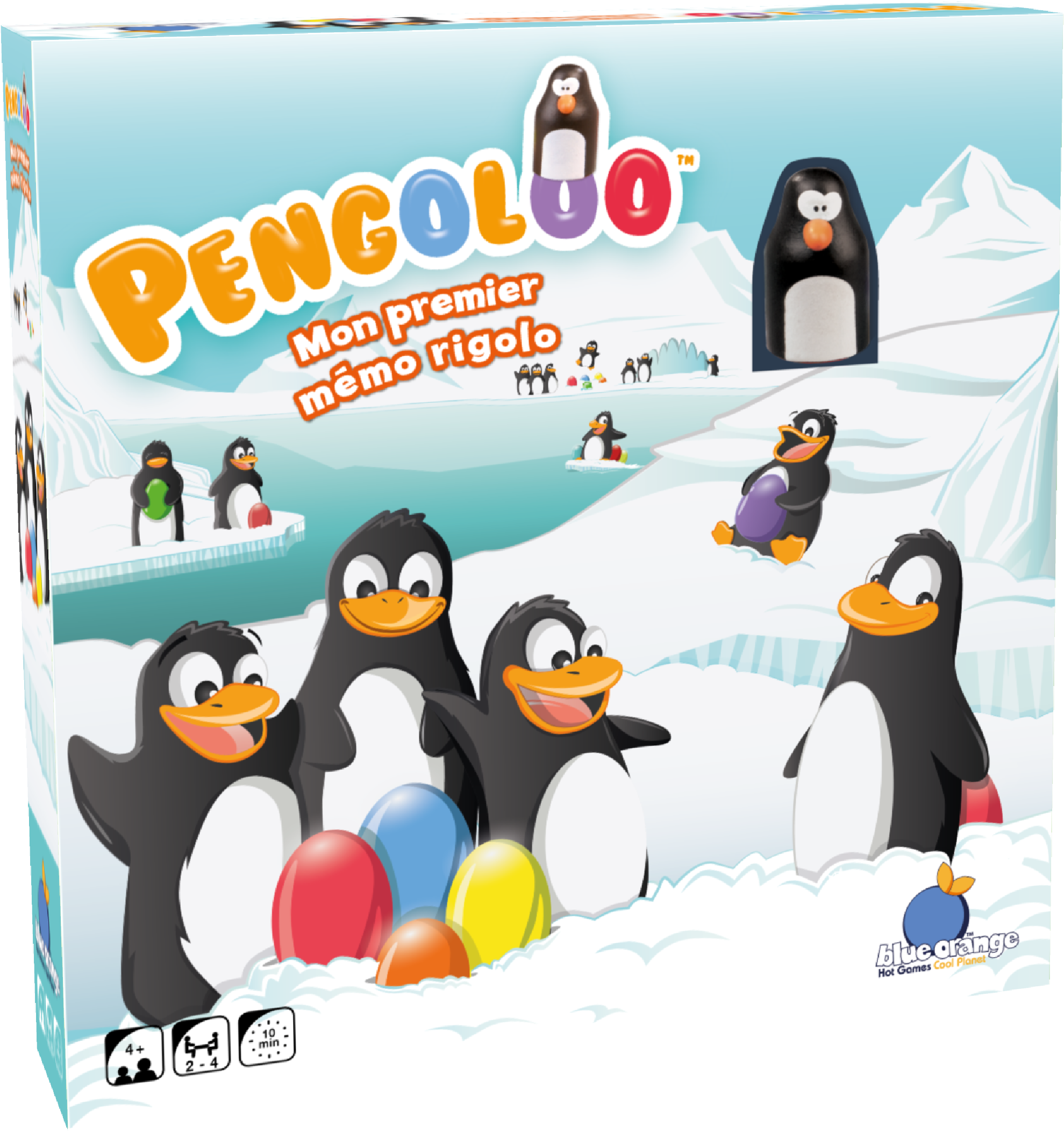 Pengoloo 3dbox Hd - Blue Orange Chickyboom Game (3508x2481), Png Download
