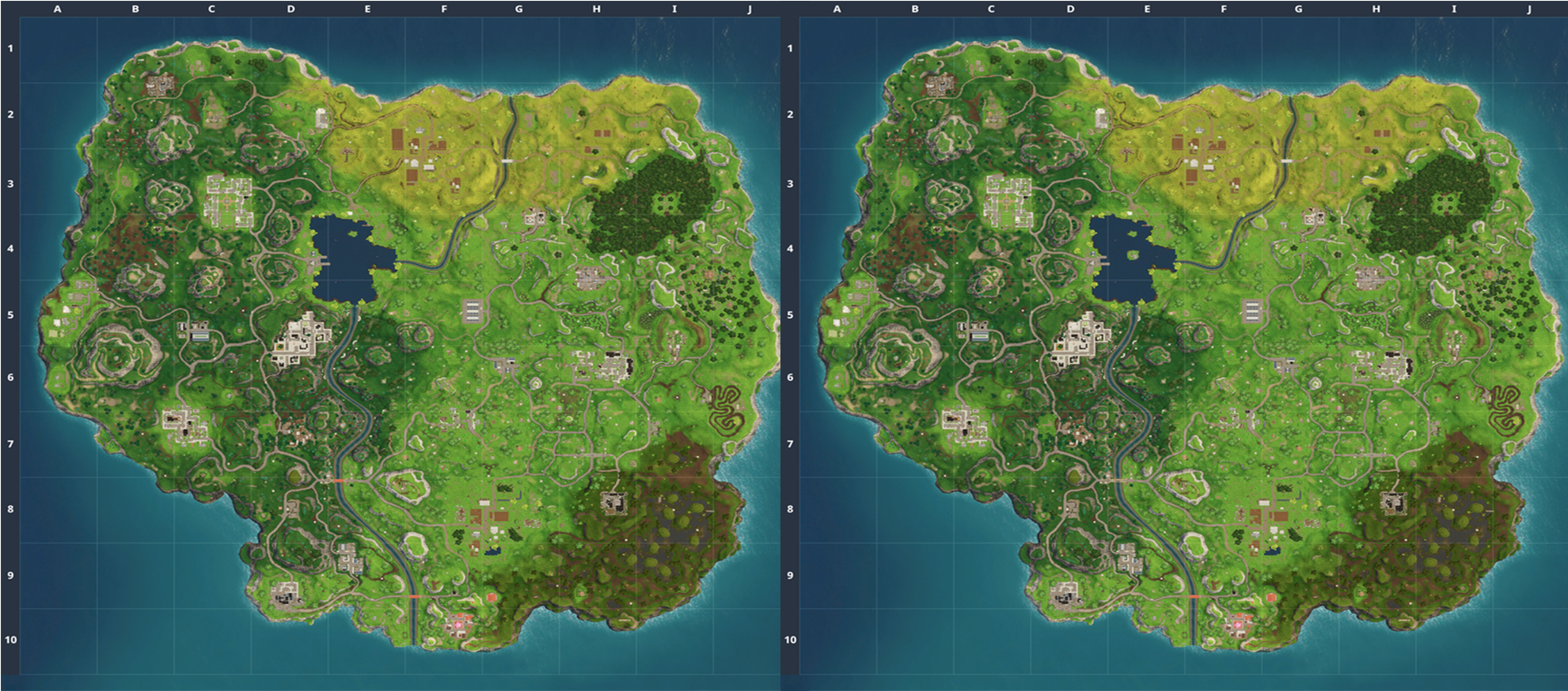 Spot The Differences - Map (1980x1080), Png Download