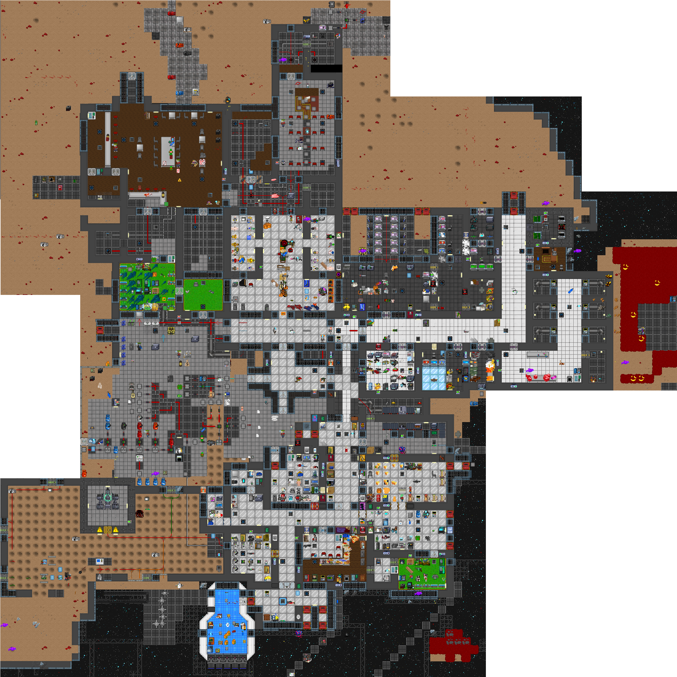 42521765 - D20 Station Dorf (2428x2391), Png Download