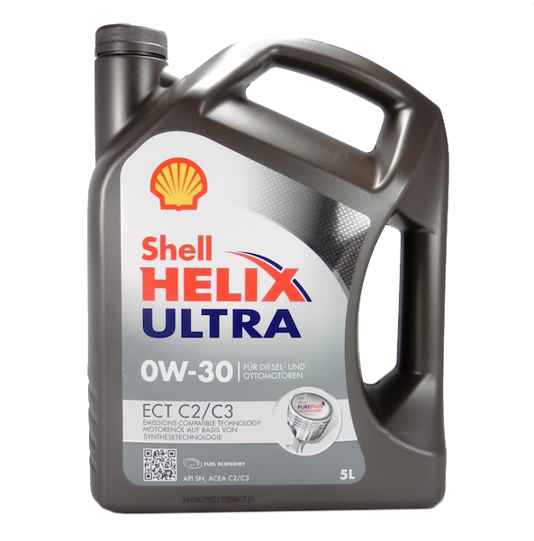 Shell Helix Ultra 0w 30 Full Synthetic Engine Oil 5quarts - Shell Helix Ultra Ect 0w 30 (600x600), Png Download