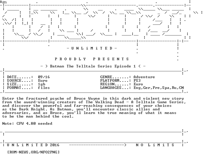 Batman - The - Telltale - Series - Episode - 1 - Ps3-unlimited - Document (680x516), Png Download