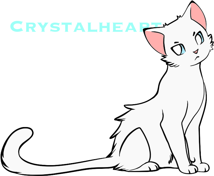 Crystalheart - Warrior Cat Drawing Easy (800x700), Png Download