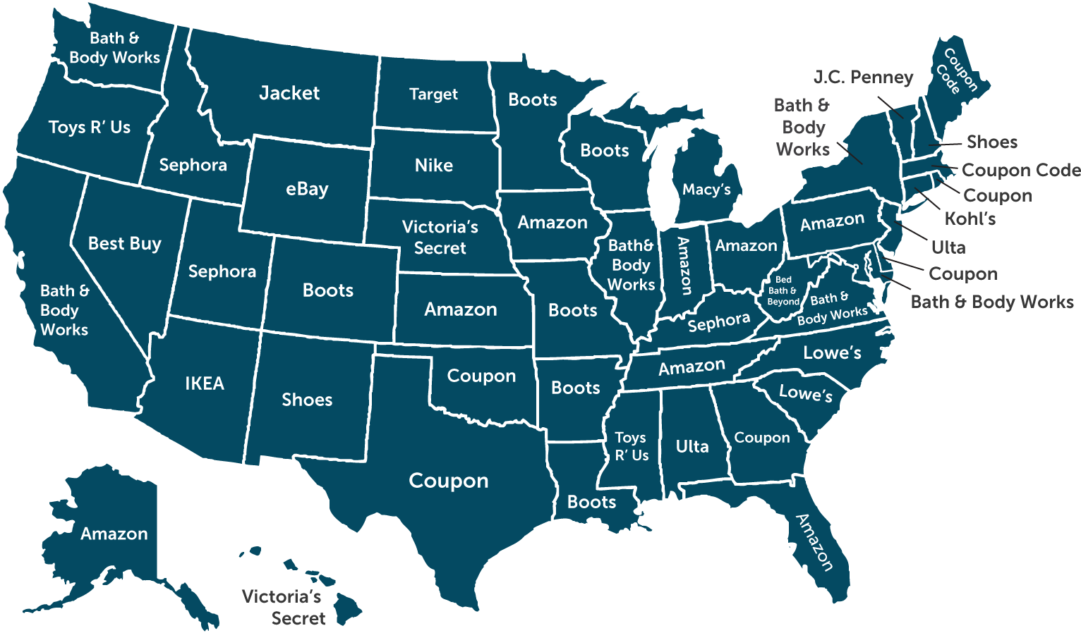 Hsi What Your State Was Googling Map A - Map Where Trump Is President (1580x1000), Png Download