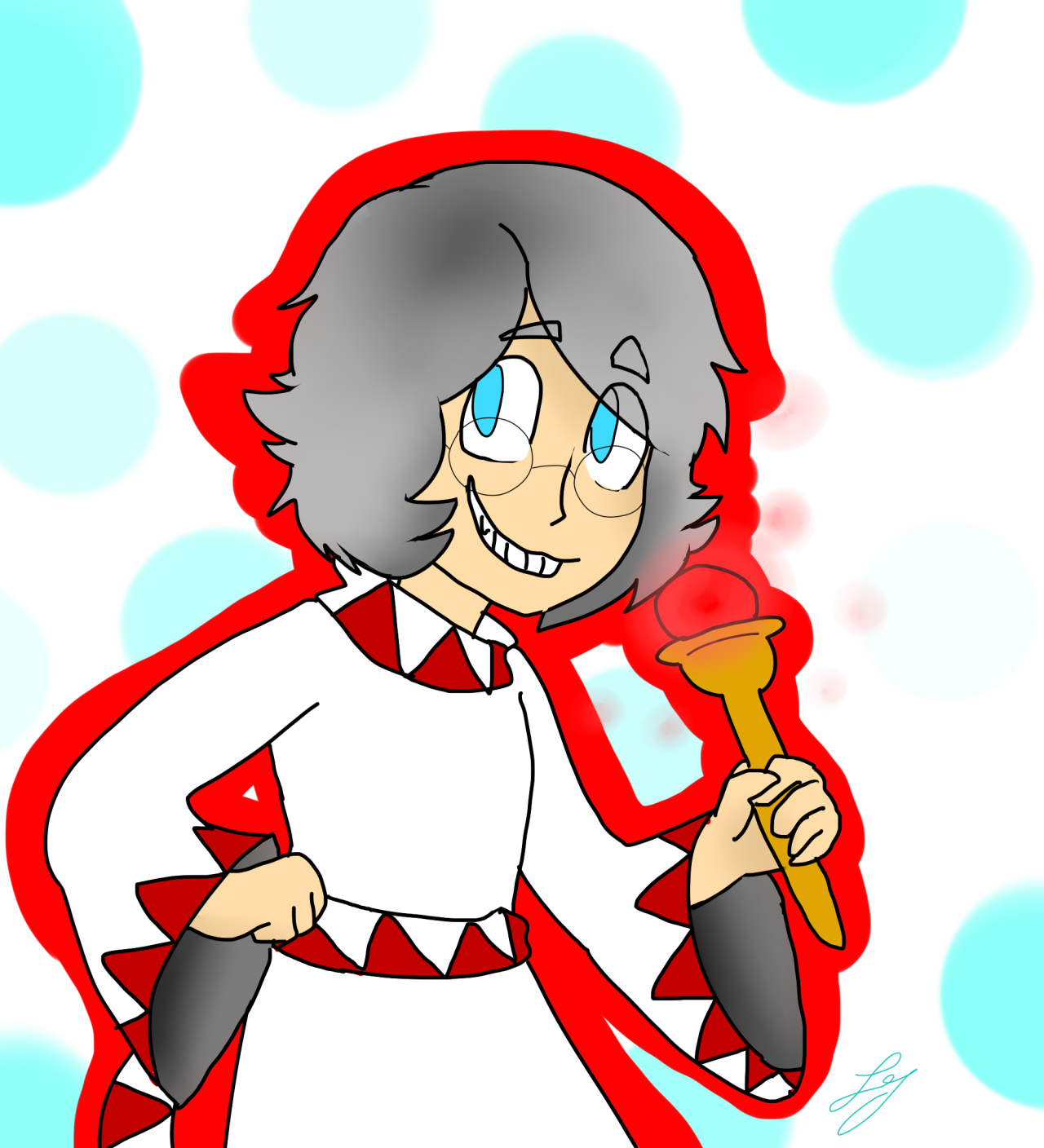 A Little Gift For @ask Psycho Kamek Art Is Mine~ You - Bowser (1280x1408), Png Download