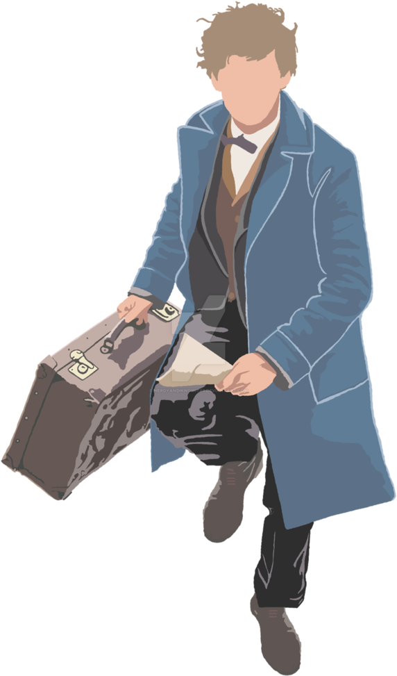 Newt Scamander Png - Newt Scamander No Background (800x1000), Png Download