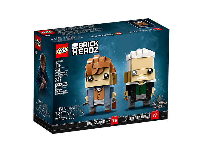 Newt Scamander™ & Gellert Grindelwald - Lego Brickheadz Captain Phasma 41486 (947x532), Png Download