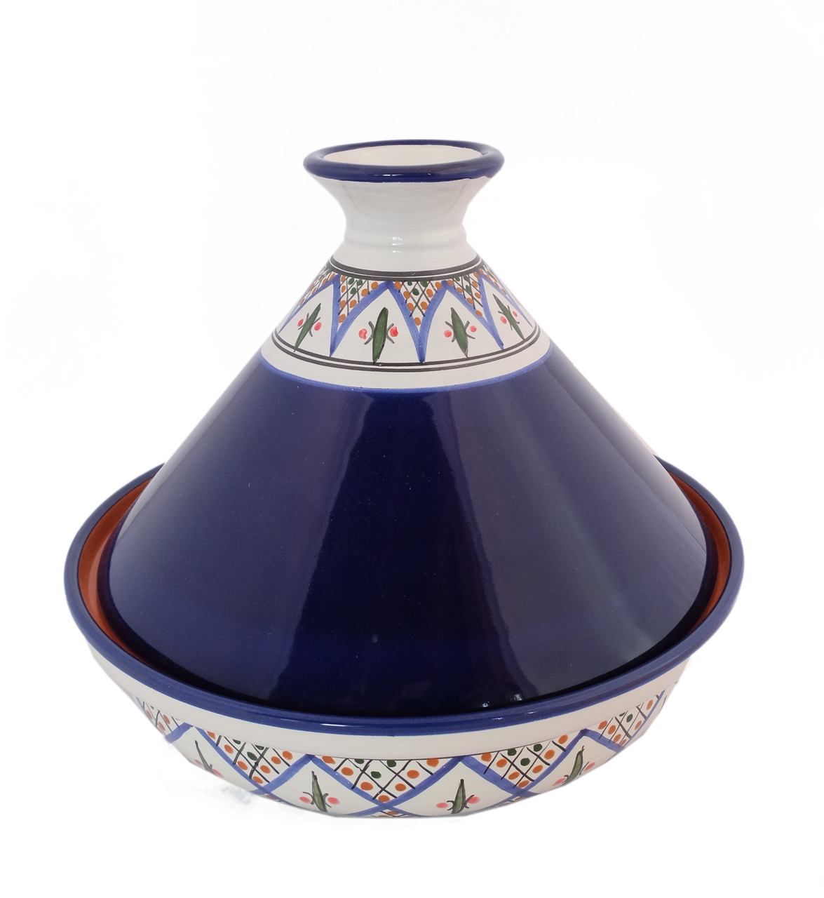 This Eye Catching Tagine Was Made And Hand-painted (1175x1280), Png Download