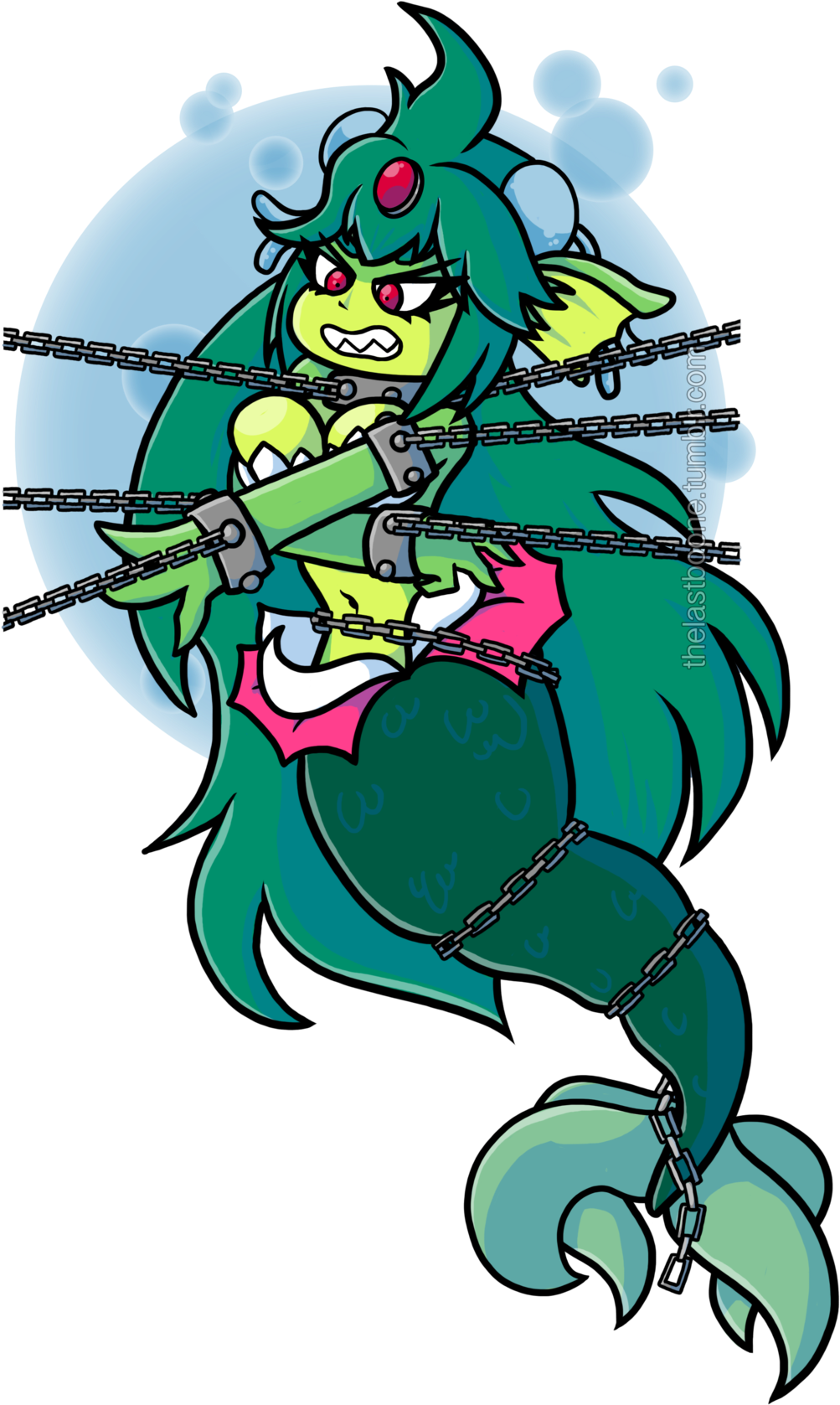 Giga Mermaid, From Shantae Half Genie Hero (1280x1811), Png Download