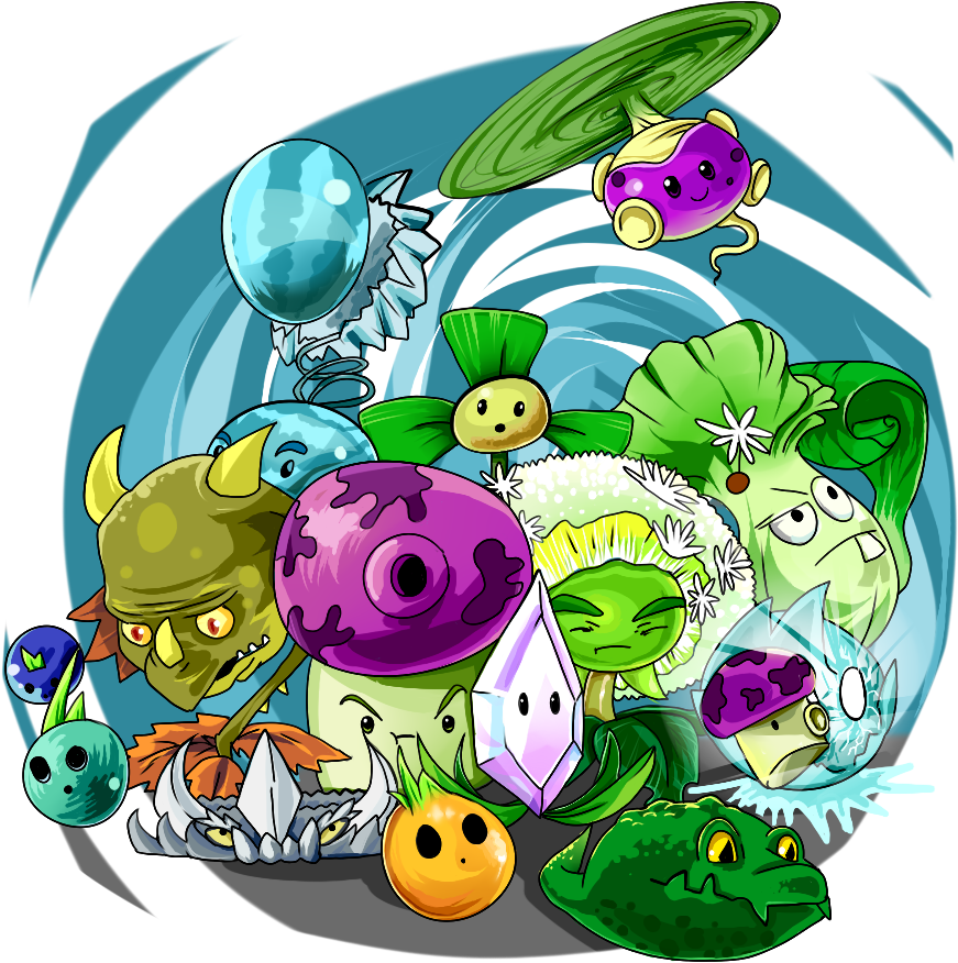 Plants Vs Zombies Clipart Knight - Plant Vs Zombie 2 Art (900x900), Png Download