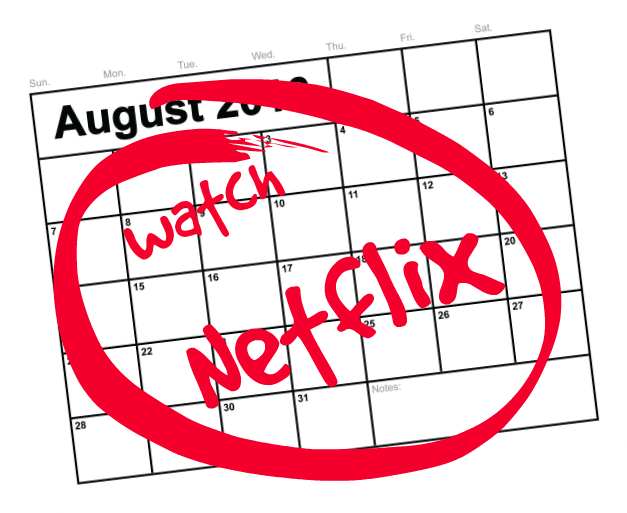 A Month Of Netflix - Television Show (640x640), Png Download