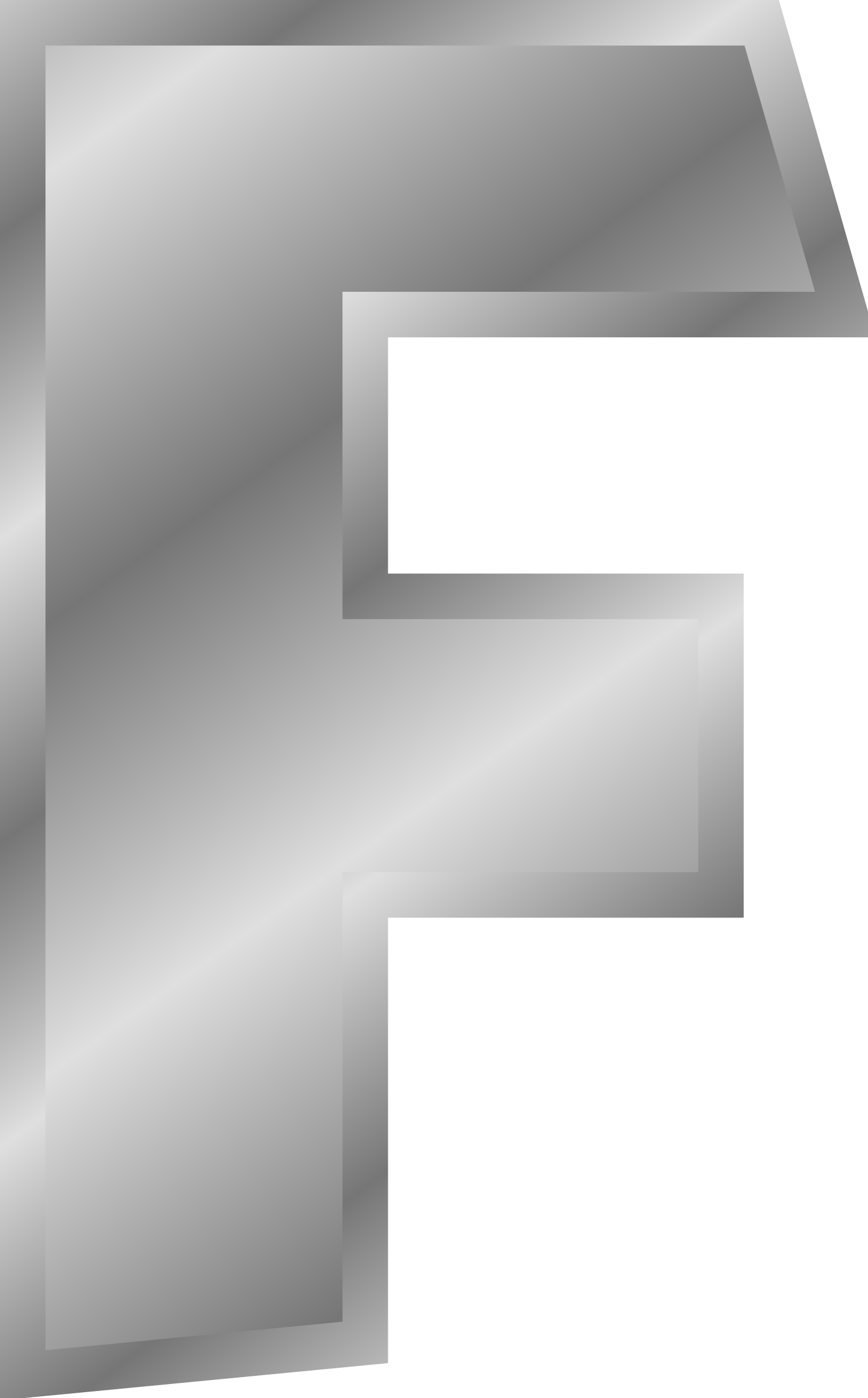 Clipart - Silver F Png (1491x2400), Png Download