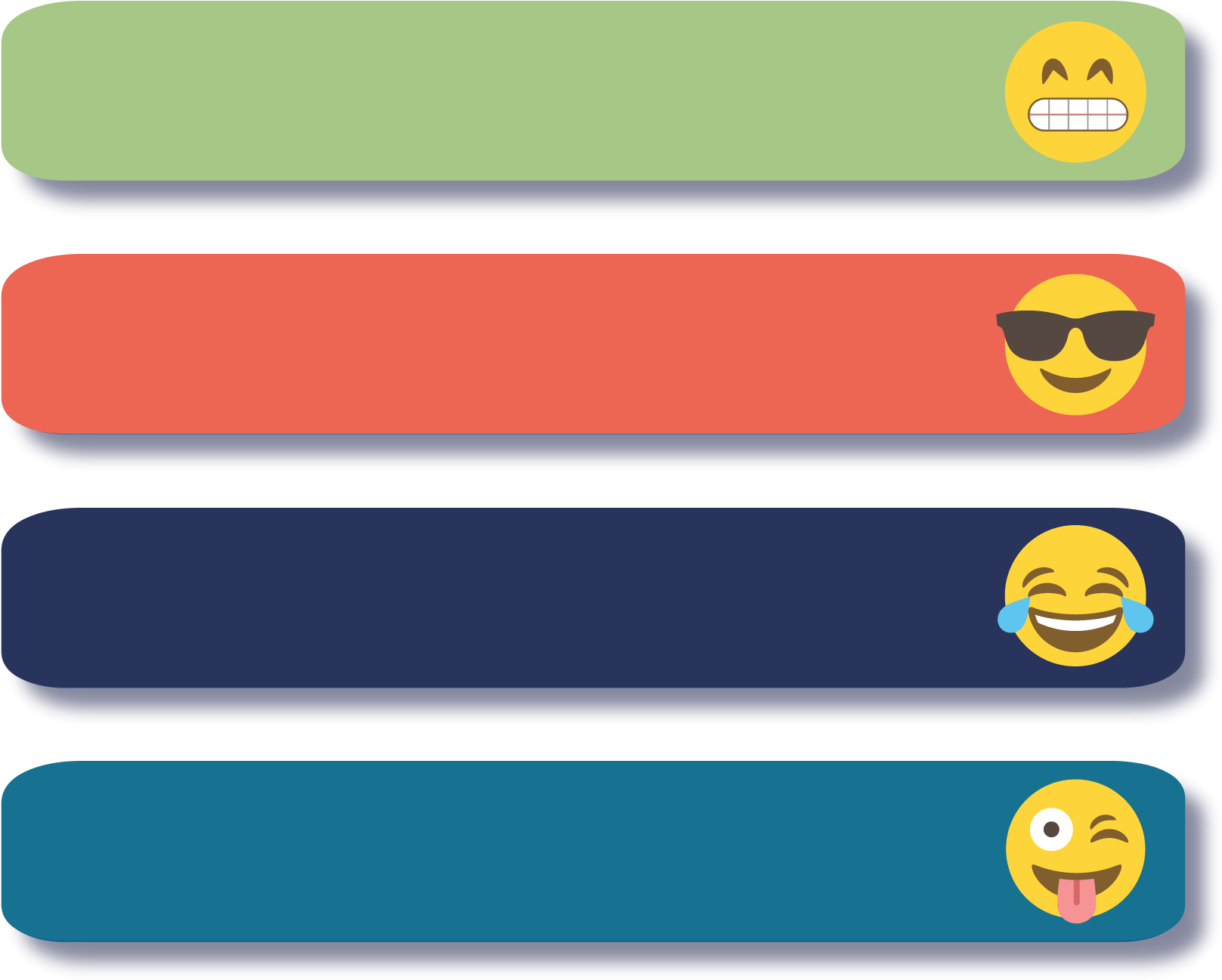 Slimline Labels - Emoji - Colorfulness (2000x2000), Png Download
