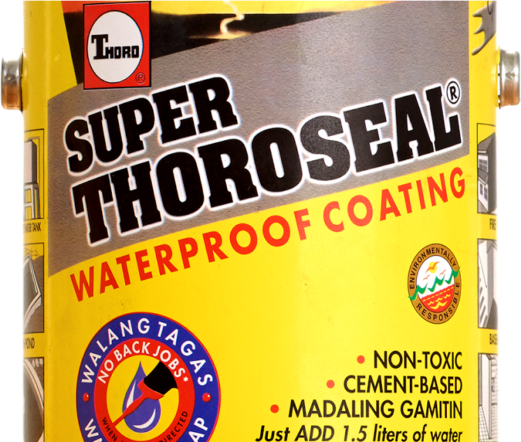 Waterproof Your Homes Easier With Jdi's Super Thoroseal - Thoroseal Philippines (1200x630), Png Download