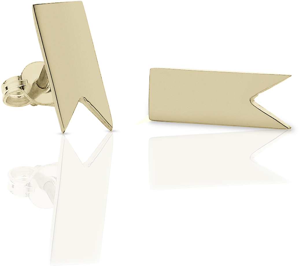 Banner Stud Earrings - Earring (1920x1920), Png Download