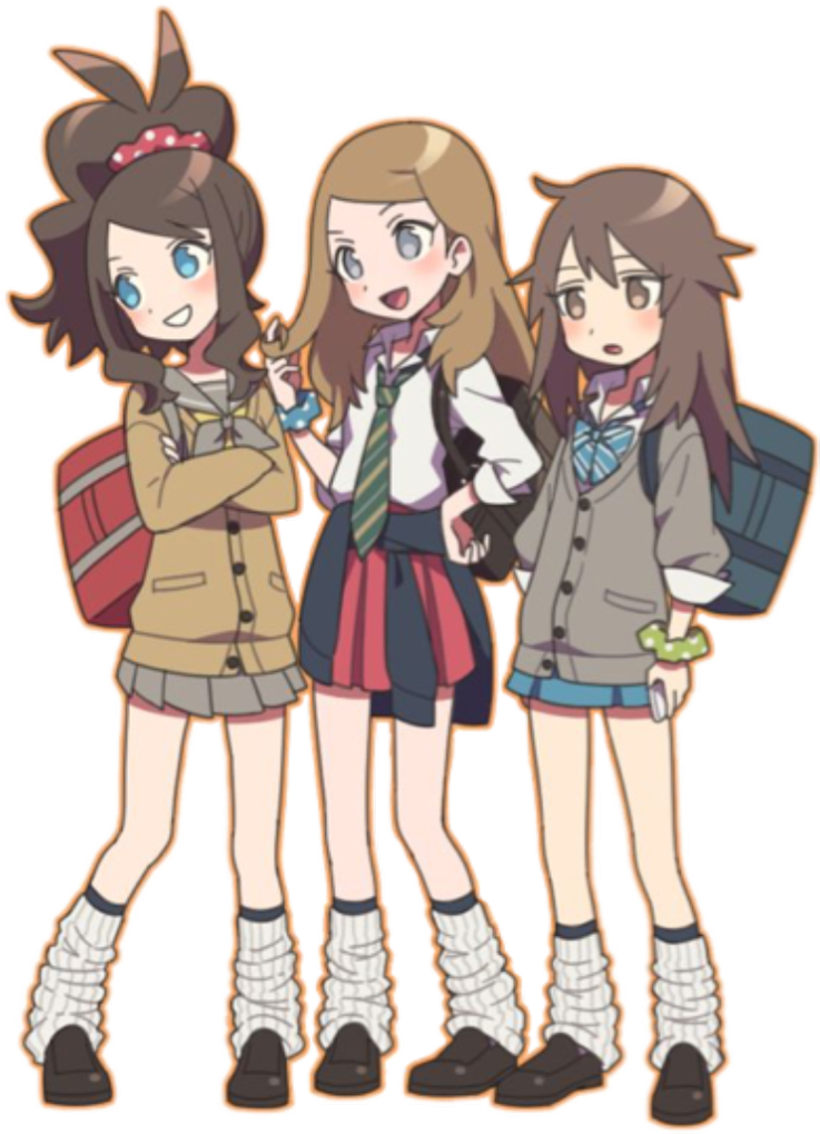 Pokemon Girl Pokemongirl Serena Green Anita - Pokemon Trainer Leaf (1820x1024), Png Download