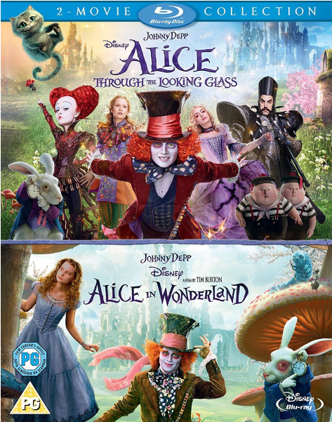 Alice In Wonderland & Alice Through The Looking Glass - Alice In Wonderland Alice Through The Looking Glass (600x600), Png Download
