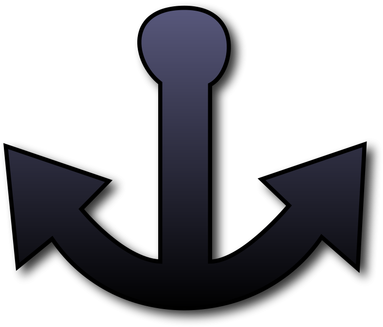 Anchor Clipart Anchors Anchors Clipartcow - Boat Break (800x678), Png Download