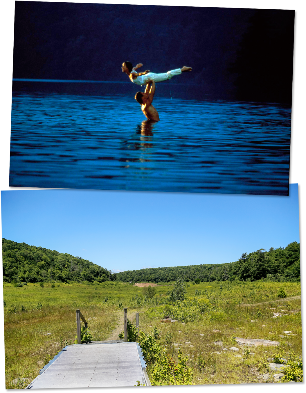 The Lake Where Baby And Johnny Practiced The Lift Move (1102x1440), Png Download