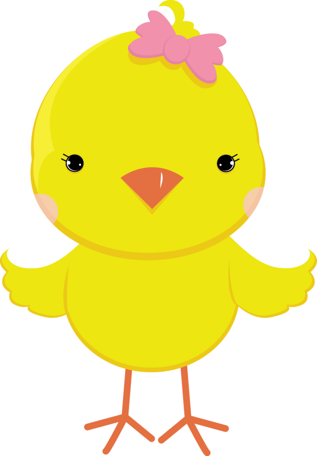 Animalitos De Granja Png - Easter Chick Cut Out (625x900), Png Download