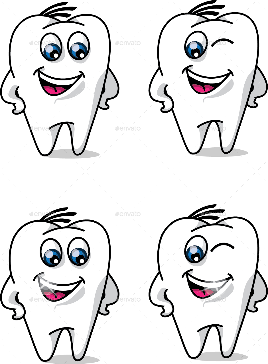 Tooth Final Large - Tooth Character Png (940x1277), Png Download