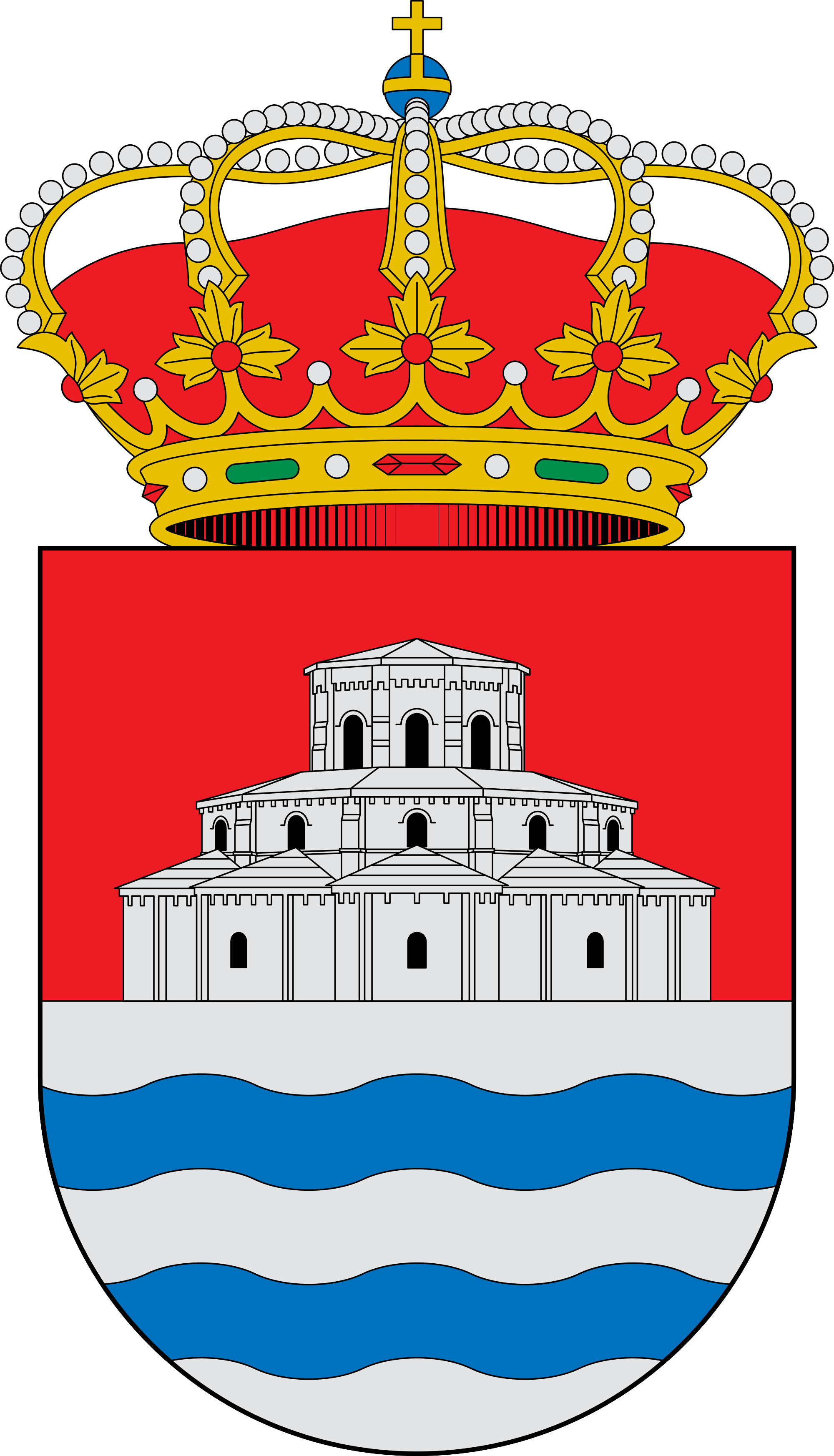 Open - Escudo De Alcala De Guadaira (2000x3491), Png Download