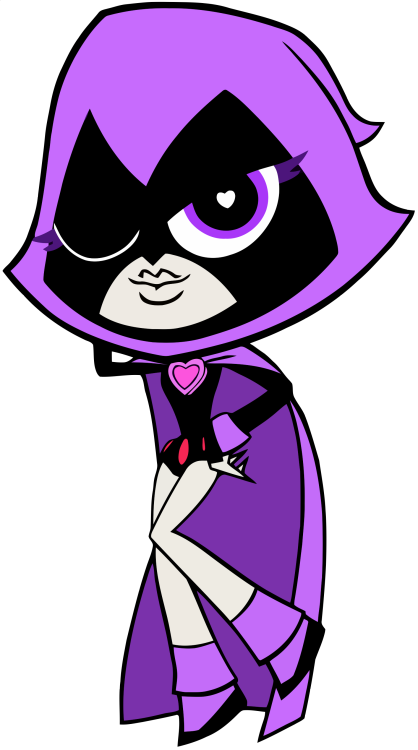 Couch Clipart Transparent Tumblr - Purple Teen Titans Go (418x750), Png Download