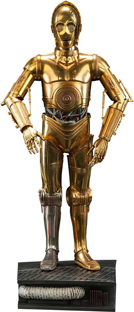 C-3po Premium Format™ Figure - C-3po Star Wars Premium Format Figure (480x1096), Png Download