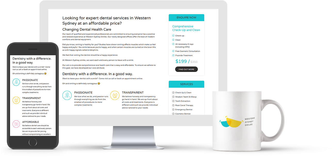 Cs Westernsydneysmiles - Website (1500x610), Png Download