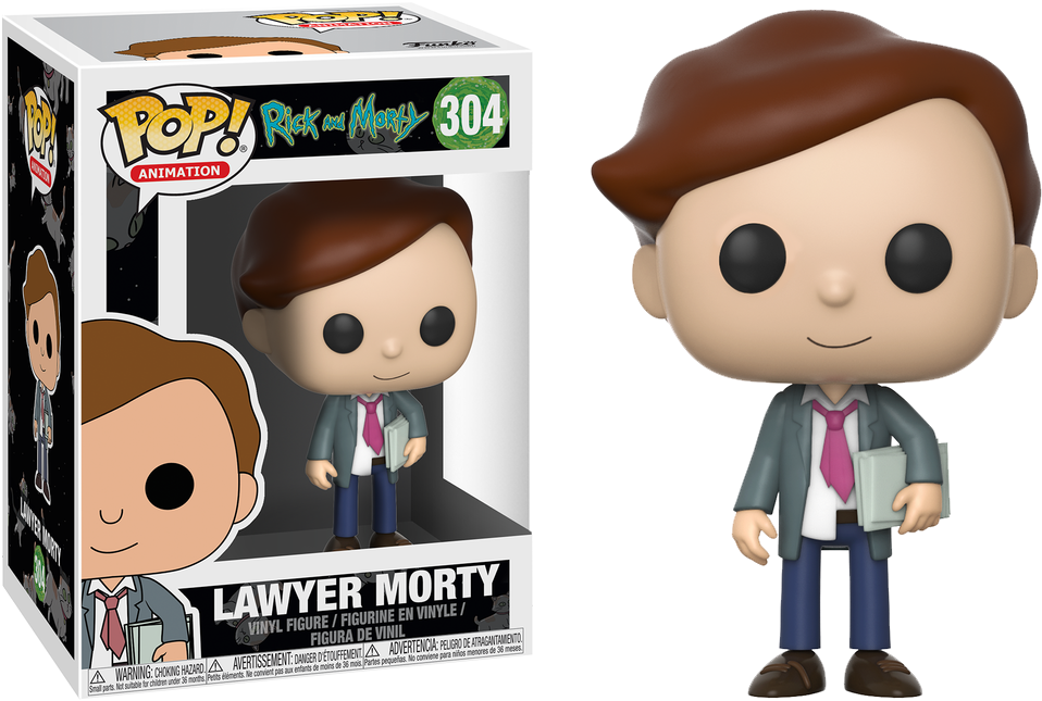 Pop Figure Rick And Morty Lawyer Morty - Funko Pop De Rick Y Morty (1024x769), Png Download
