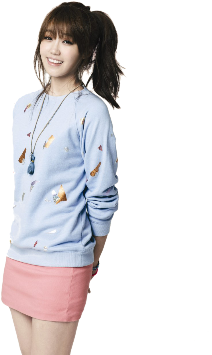 Eunji - Kpop Girl With Bangs (1024x1536), Png Download