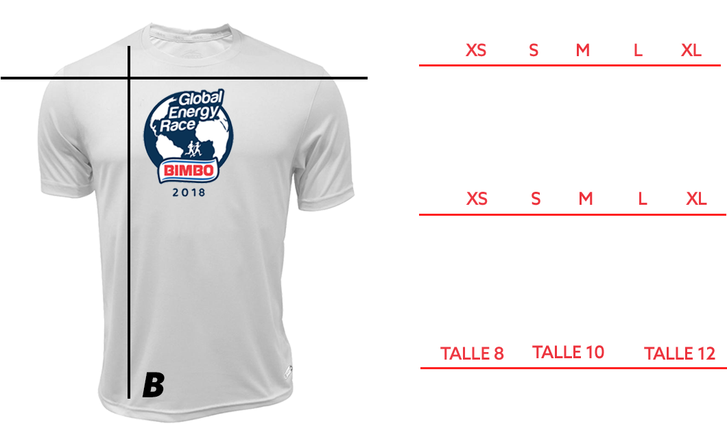 Talles Remera Bimbo 2018 - Trail Running (1200x700), Png Download