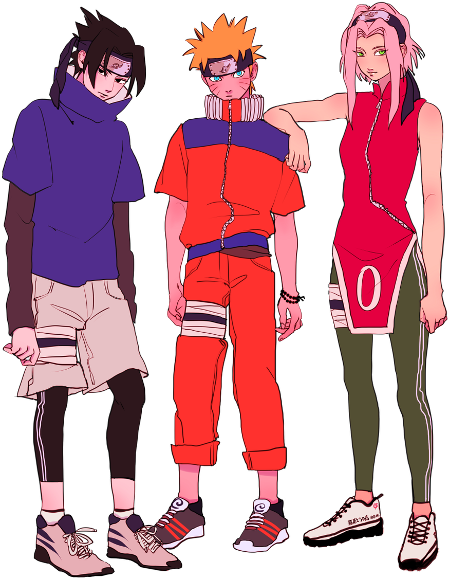 Lulu @ Mental Health Time On Twitter - Naruto Au (900x1200), Png Download
