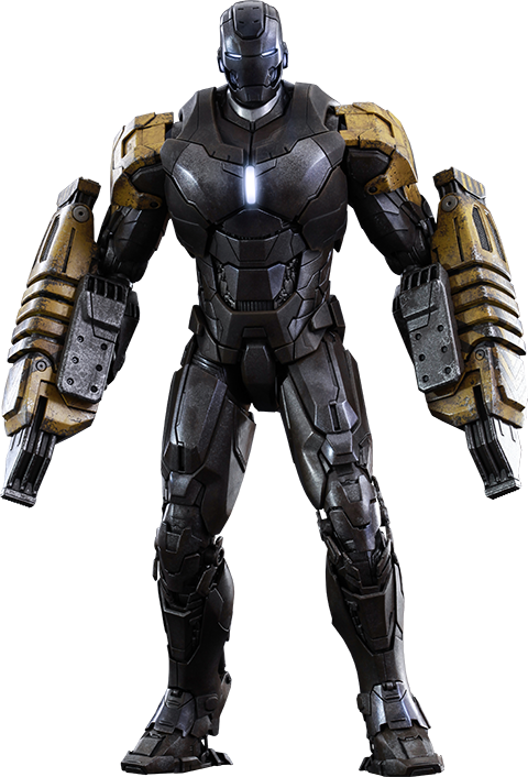Hot Toys Iron Man Mark Xxv - Hot Toys Iron Man Mark Xxv Striker Figure (480x706), Png Download