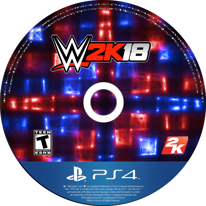 My Custom Wwe2k18 Cover - Wwe 2k18 Ps4 Cd (668x667), Png Download