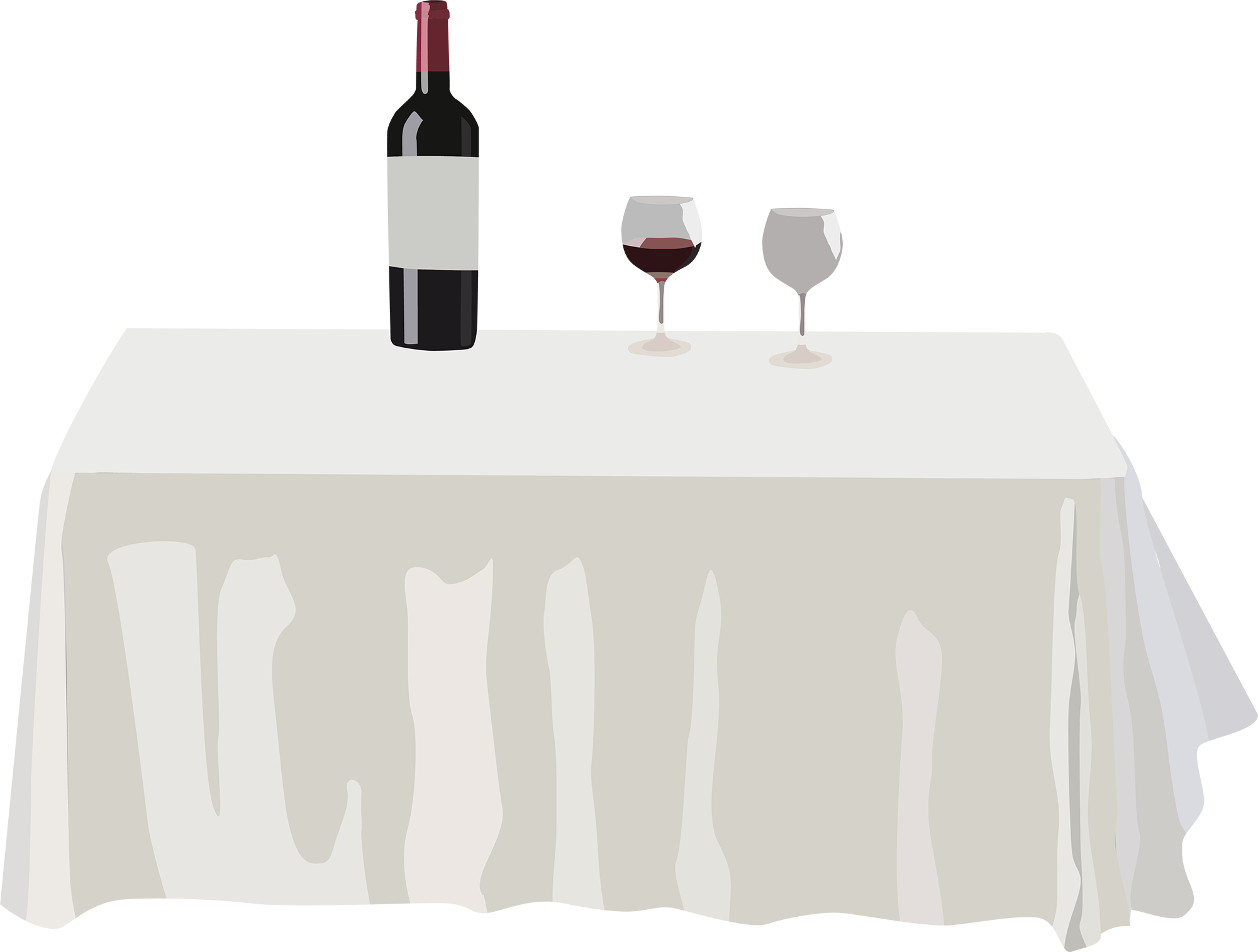 Banquet Table Illustration - Banquet (2000x1514), Png Download