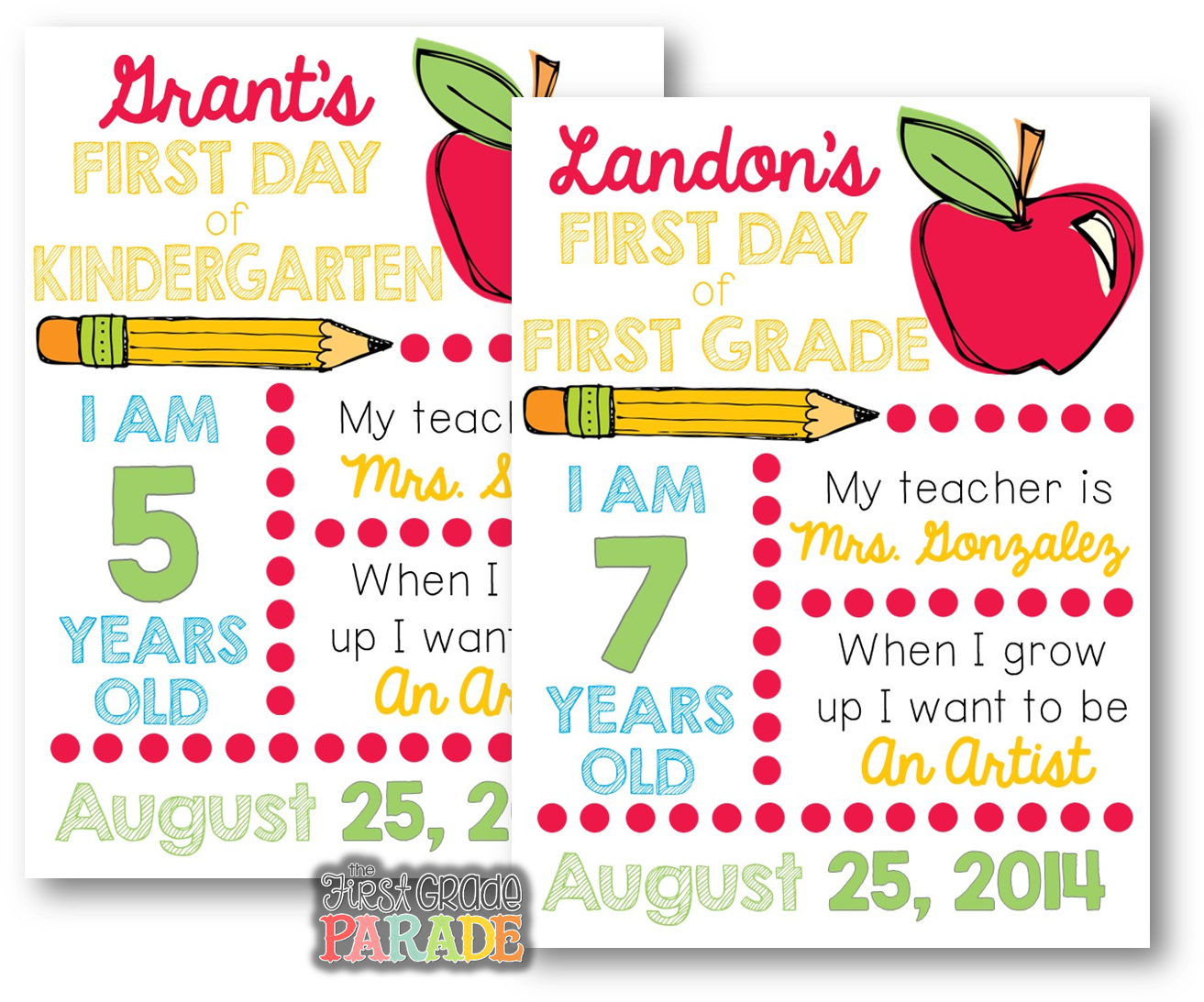 First Day Of School Editable Printable (1324x1102), Png Download