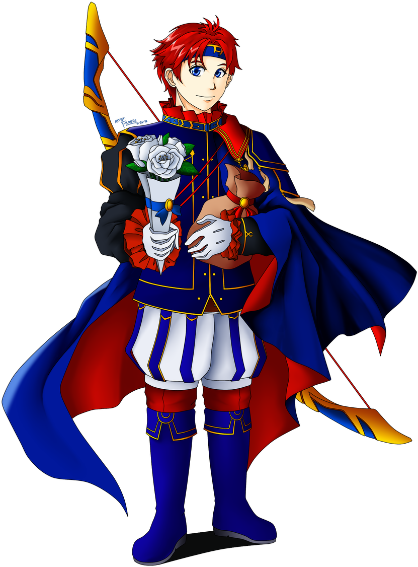 Here's My Artwork Of Roy In His "love Abounds" Seasonal - Cartoon (869x1200), Png Download