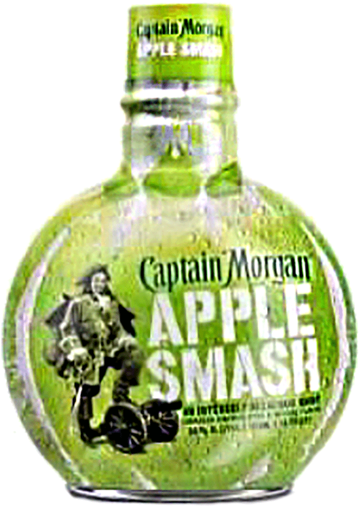 Captain Morgan Apple Smash - Captain Morgan Rum Lime Bite (721x1024), Png Download