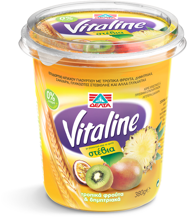 Delta Vitaline Light Meal With Cereals And Tropical - Dessert (800x1180), Png Download