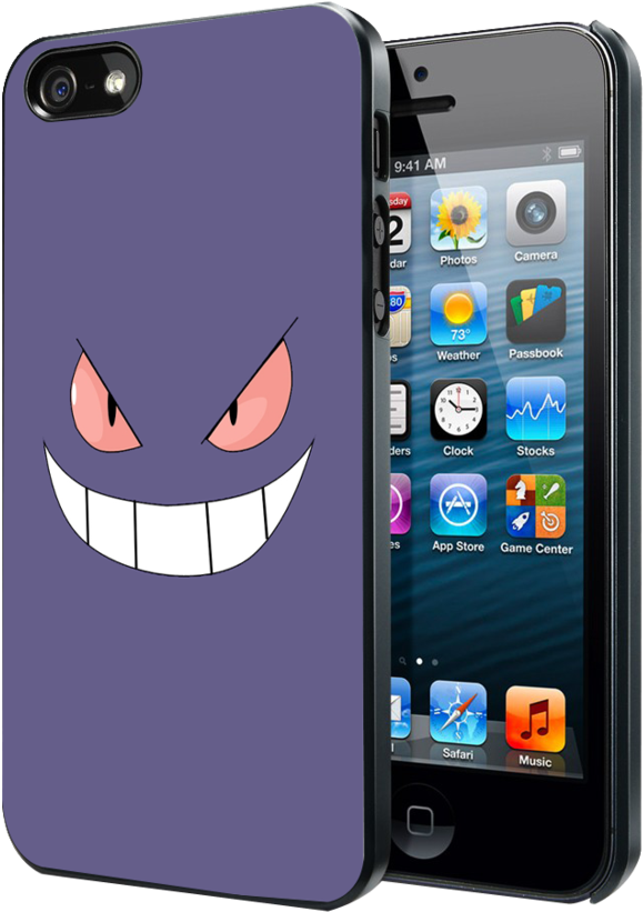 Gengar Face Pokemon Samsung Galaxy S3/ S4 Case, Iphone - Train Your Dragon Case (796x1024), Png Download