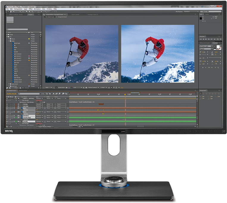 High Resolution And Professionally Rendered Colors, - Benq 32" Bl3201pt 4k Lcd Monitor (900x758), Png Download