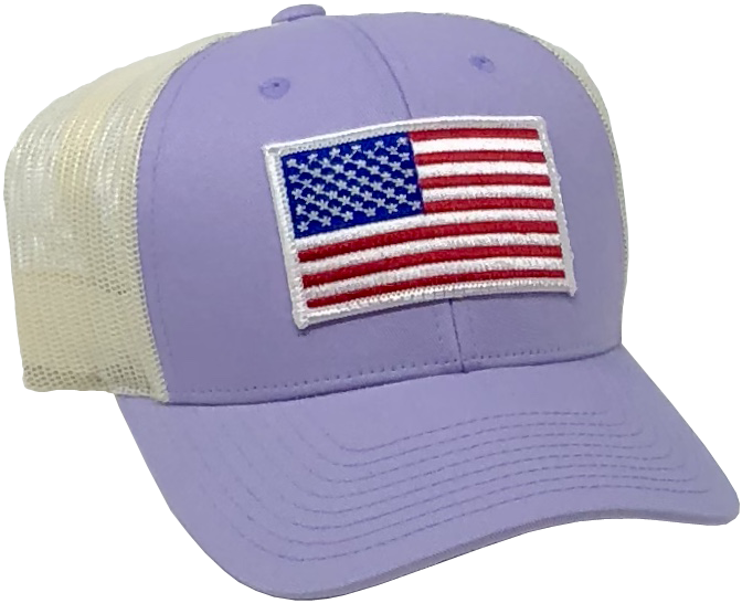 Us Trucker Purple Hat - Hat (672x546), Png Download